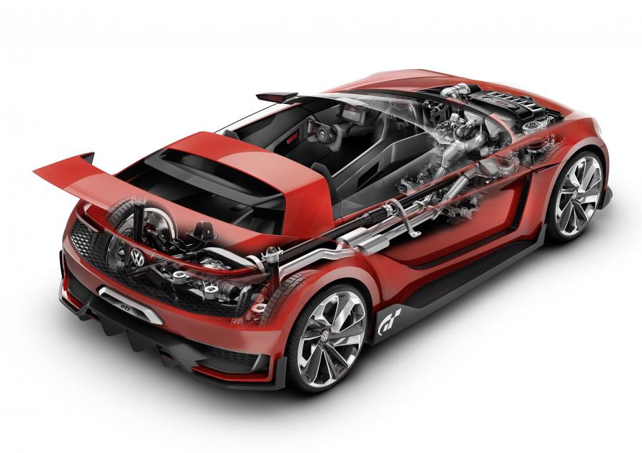 Схема Volkswagen Golf GTi Roadster Vision Gran Turismo 2014 года  (фото 11 из 35)